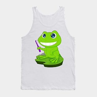 Frog Brush teeth Toothbrush Tank Top